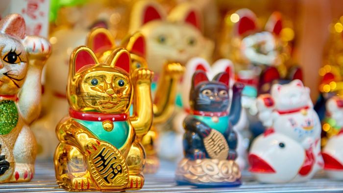 Hình ảnh mèo thần tài 4K đẹp mắt với độ phân giải cao