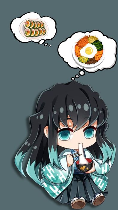 Hình nền điện thoại Muichirou chibi siêu dễ thương, là sự kết hợp hoàn hảo giữa sự mạnh mẽ và dễ mến.