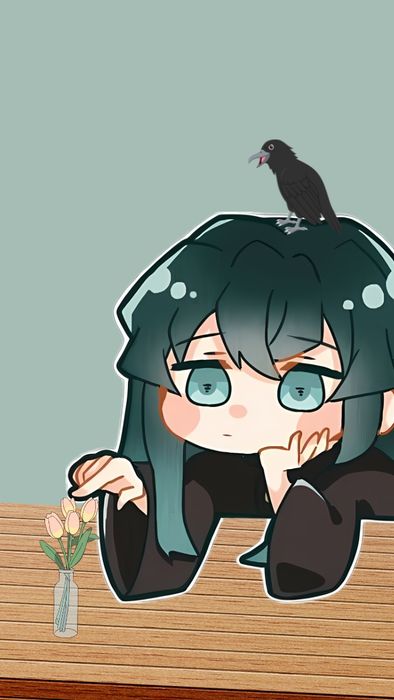 Hình nền Muichirou chibi siêu dễ thương, khiến ai cũng phải tan chảy trước vẻ ngoài ngọt ngào.