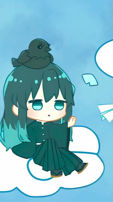 Hình nền Muichirou chibi cực kỳ dễ thương, mang đến vẻ đẹp ngọt ngào và đáng yêu.