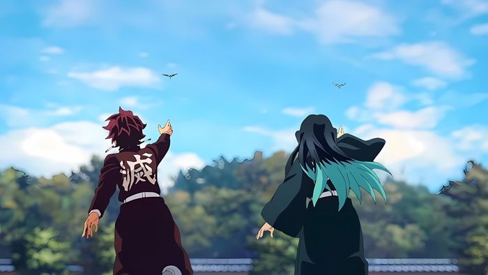 Hình nền tuyệt đẹp của Muichirou và Tanjiro, hai nhân vật nổi bật trong bộ anime đình đám