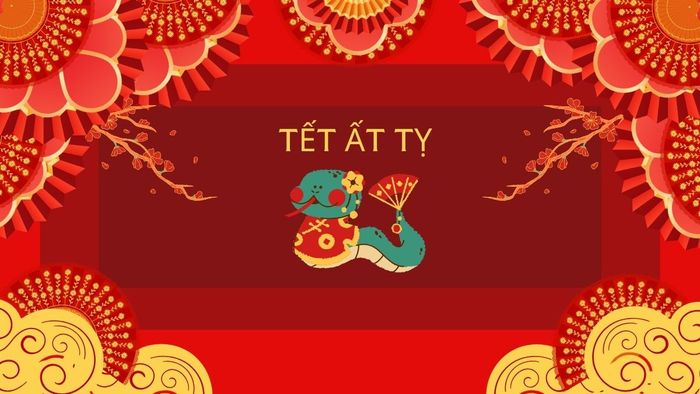 Hình nền Tết Ất Tỵ 2025 dành cho máy tính