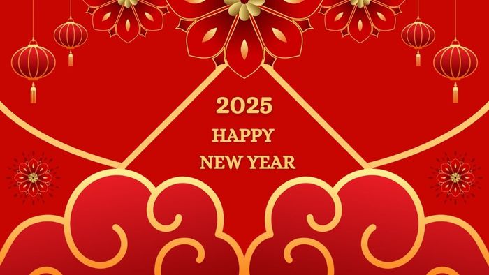 Hình nền Tết Ất Tỵ 2025 dành cho máy tính