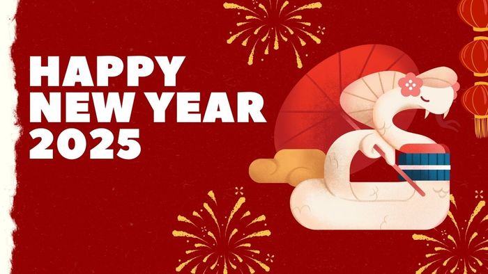 Hình nền Tết phong cách dễ thương dành cho máy tính