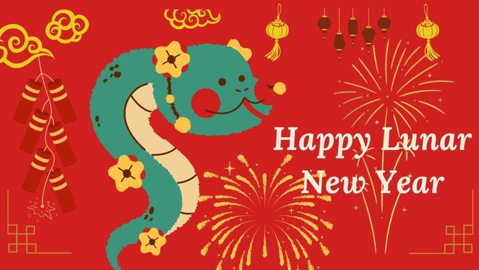 Hình nền Tết 2025 pháo hoa rực rỡ