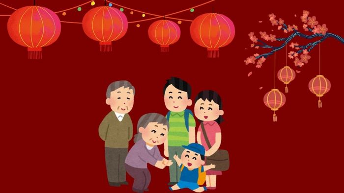 Hình nền máy tính Tết Ất Tỵ 2025 tràn đầy hạnh phúc