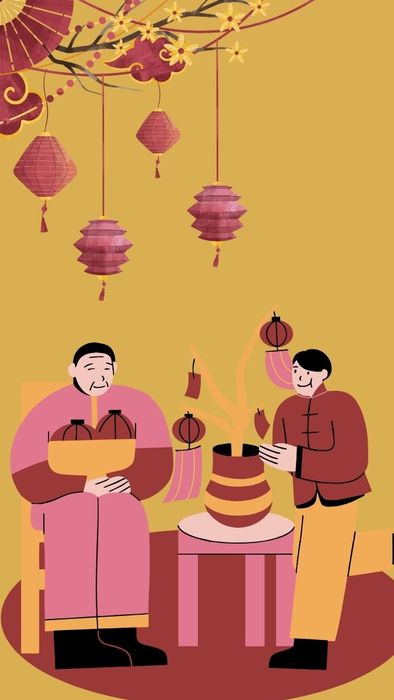 Hình nền Tết Ất Tỵ 2025 độc đáo