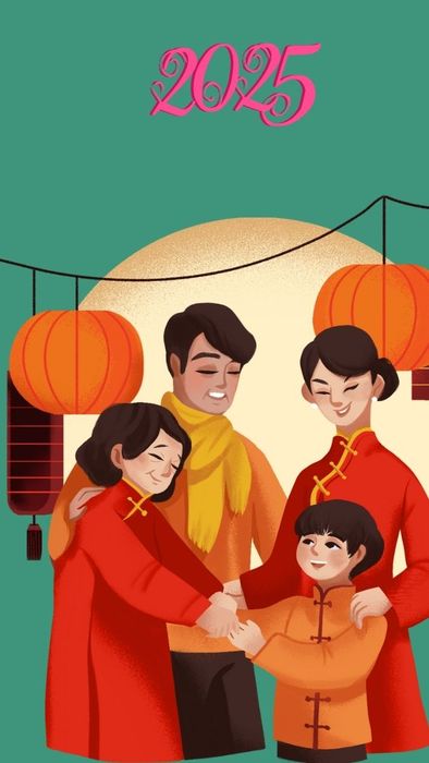 Hình nền Tết Ất Tỵ 2025 full HD