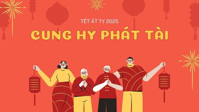 Hình nền Tết Ất Tỵ 2025 theo mạng hỏa