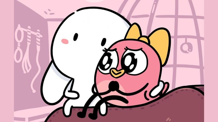 Hình nền Thỏ Bảy Màu dễ thương, mang lại niềm vui và màu sắc cho màn hình