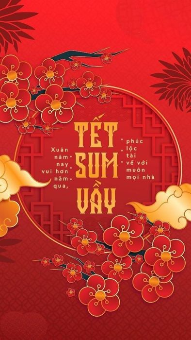 Hình nền thiệp Tết 2025