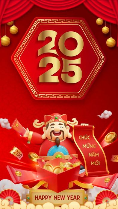 Hình nền thiệp Tết 2025 đầy sáng tạo và ấn tượng