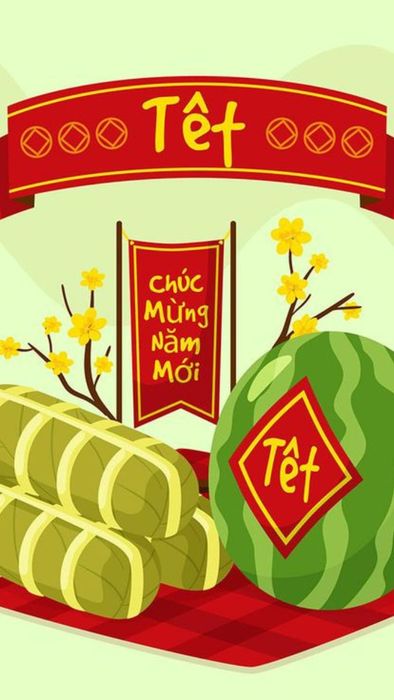 Hình nền thiệp Tết 4K sống động và chân thực