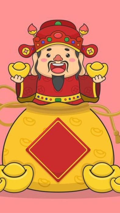 Hình nền thiệp Tết ngộ nghĩnh và dễ thương