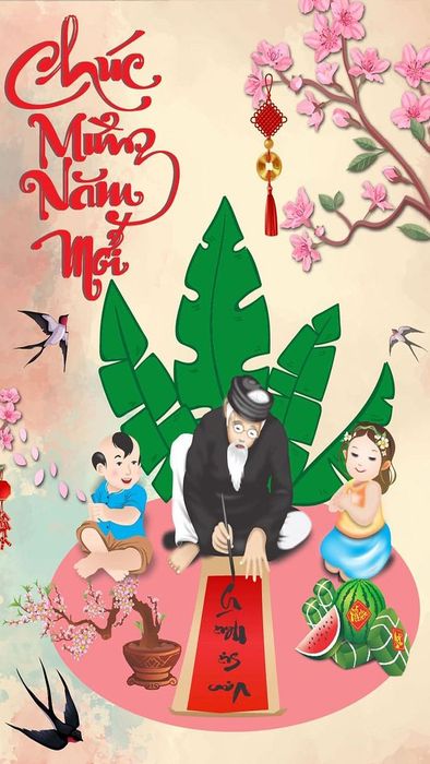 Hình nền thiệp chúc mừng năm mới đẹp và ấn tượng