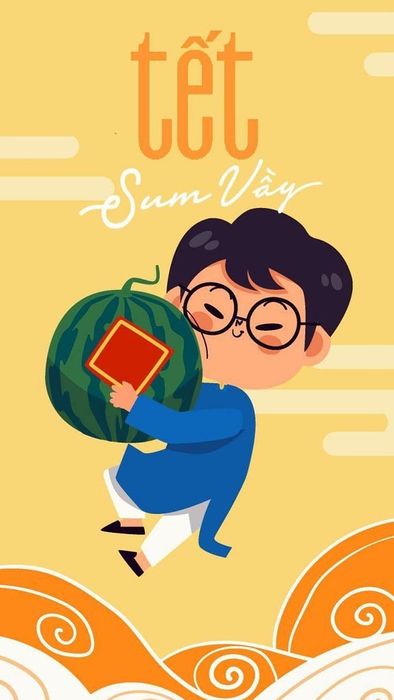 Hình nền thiệp chúc mừng năm mới rực rỡ và ấn tượng