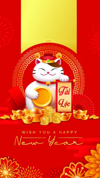 Hình nền thiệp chúc Tết mang thông điệp sâu sắc