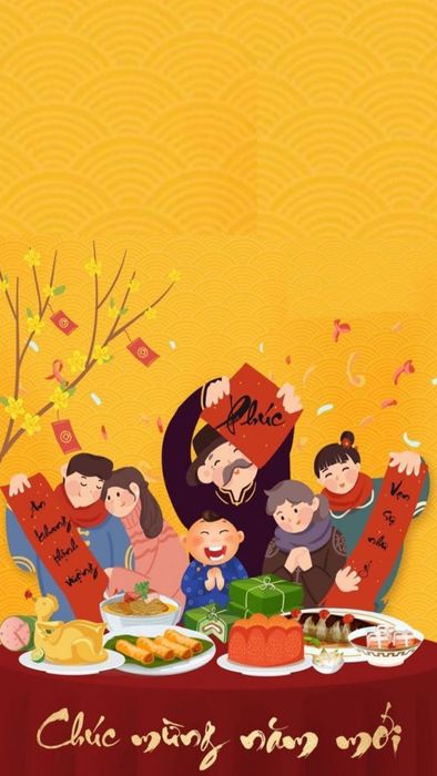 Hình nền thiệp chúc Tết đẹp và ý nghĩa