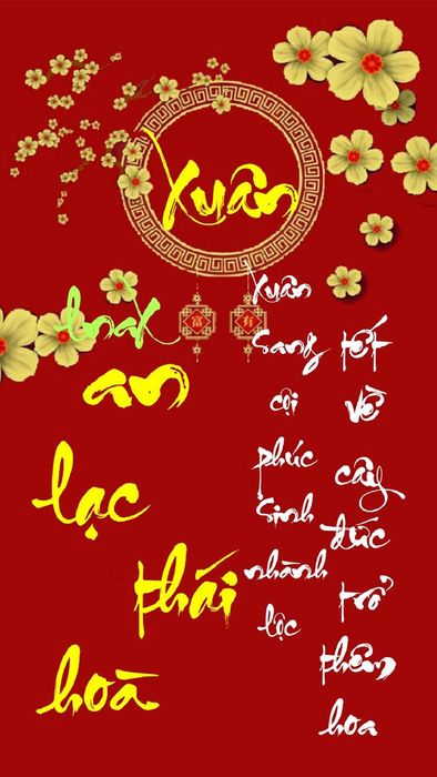 Hình nền thiệp Tết mang phong cách độc đáo và sáng tạo