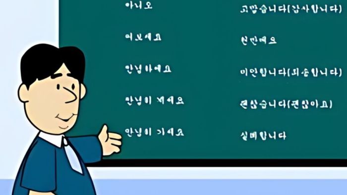 Cách học tiếng Hàn Quốc qua các mẫu câu giao tiếp trong lớp học