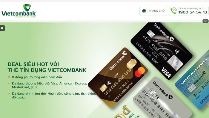 Hướng dẫn làm thẻ VISA tại ngân hàng Vietcombank