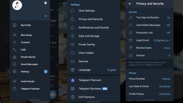 Hướng dẫn khôi phục mật khẩu Telegram bằng xác minh hai bước - Bước 1