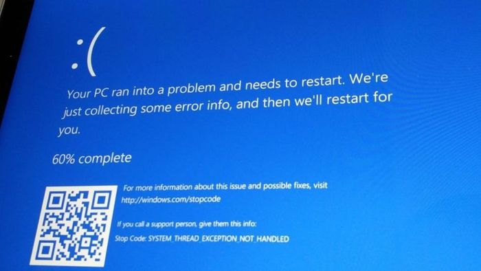 Lỗi màn hình xanh khi cập nhật Windows 10 (Blue Screen of Death)