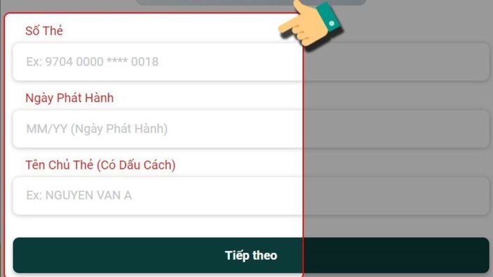 Hướng dẫn nạp thẻ SohaGame bằng thẻ ATM/ Visa/ MasterCard - Bước 3
