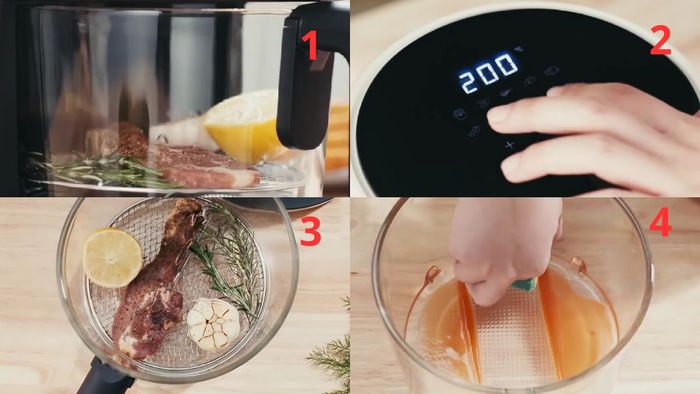 Hướng dẫn sử dụng nồi chiên không dầu Simplus