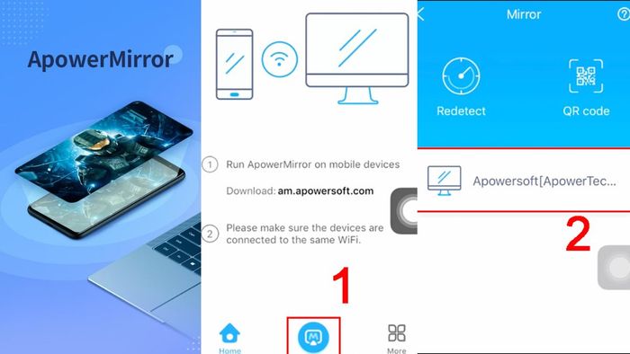 Hướng dẫn chiếu màn hình iPhone lên máy tính Windows bằng ApowerMirror
