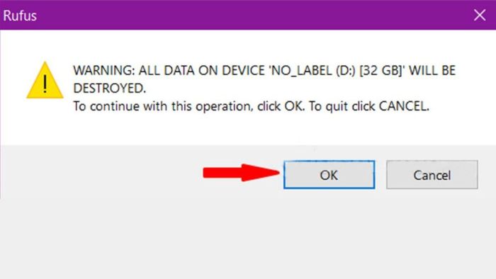 Hướng dẫn tạo USB Boot để cài đặt Windows 10 bằng phần mềm Rufus - Bước 3