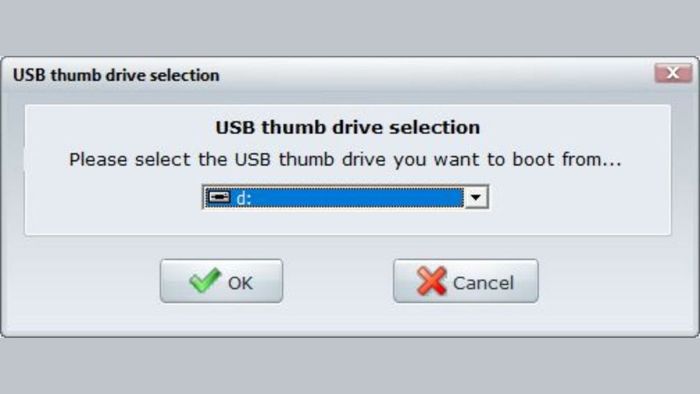 Cách kiểm tra tính hoạt động của USB Boot - Bước 3