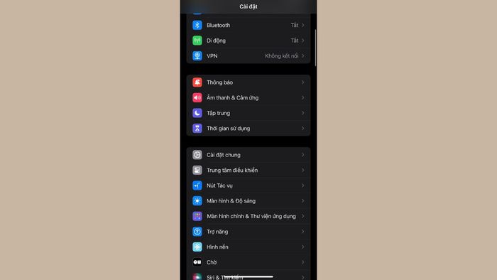 Hướng dẫn tắt cập nhật hệ điều hành iOS – Bước 2