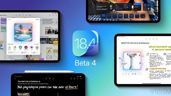 Apple vừa phát hành bản iOS 18.4 beta 4