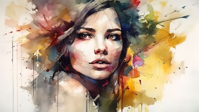 Vẽ tranh chân dung trừu tượng đầy phong cách và sáng tạo