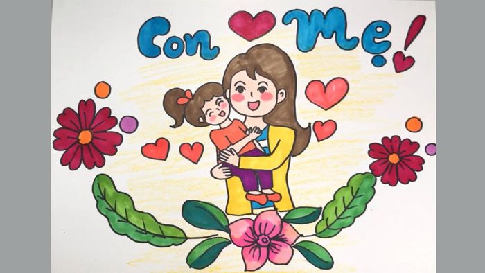 Lên ý tưởng vẽ tranh về mẹ để bức tranh thêm phần độc đáo và ý nghĩa