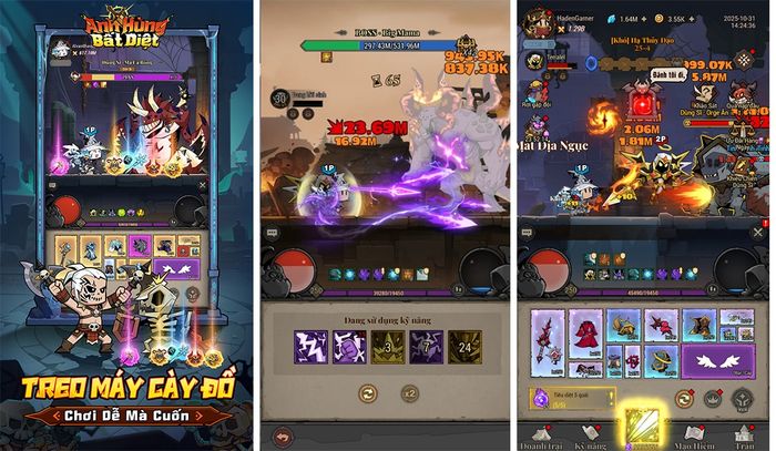 Cày đồ không giới hạn! Siêu phẩm RPG 'Anh Hùng Bất Diệt' chính thức mở đăng ký sớm.