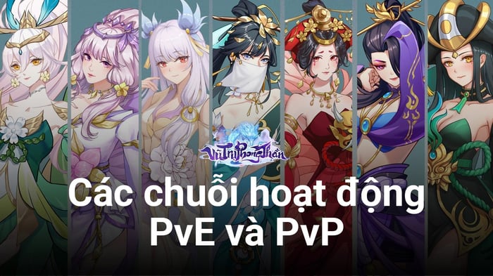 Vũ Trụ Phong Thần 3D: Các hoạt động PvE - PvP đa dạng và sôi động tại Tam Giới