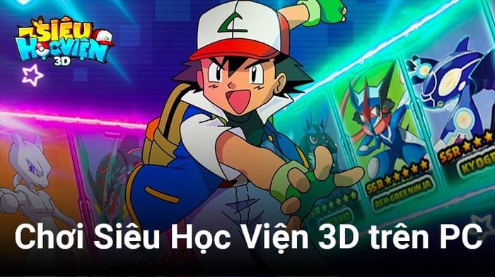 Dấu ấn trò chơi Pokémon mới Siêu Học Viện 3D trên máy tính với BlueStacks