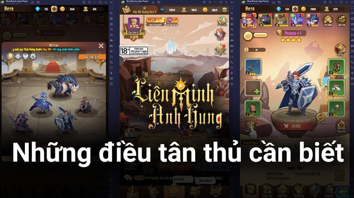 Hướng dẫn cơ bản khi bắt đầu chơi Liên Minh Anh Hùng - AFK trên PC