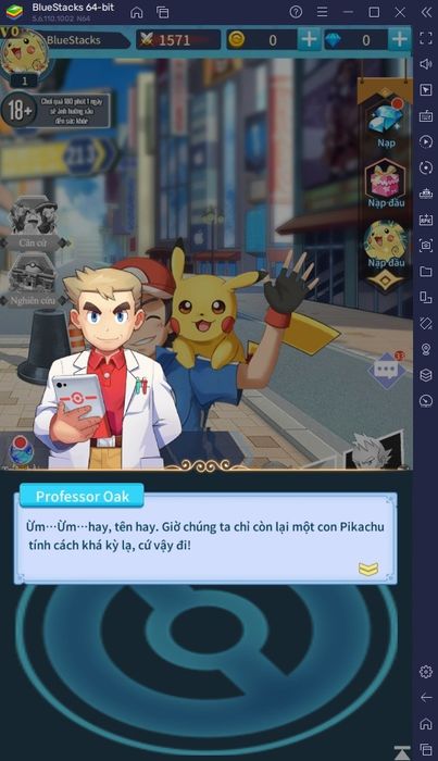 Trải nghiệm tựa game Pokémon Liên Minh Bảo Bối trên máy tính với BlueStacks