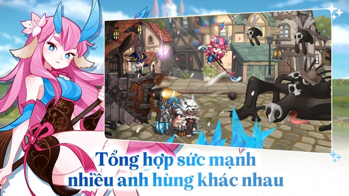 Chơi Fortress Saga: AFK RPG, tựa game mô phỏng mang phong cách của Ghibli trên PC với BlueStacks