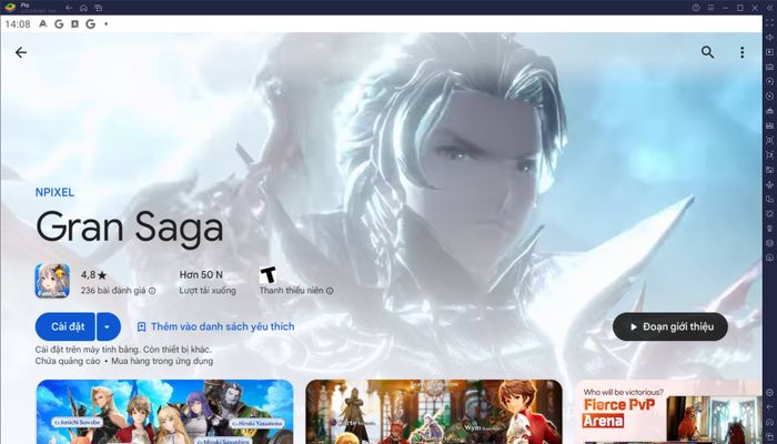 Hãy nhập vai hiệp sĩ trong Gran Saga ngay trên PC với BlueStacks
