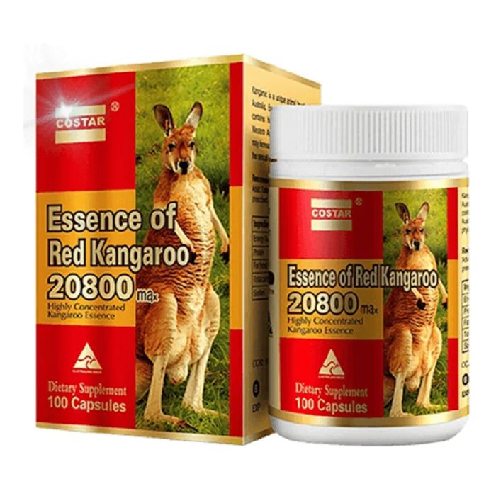 Viên Uống Tăng Cường Sinh Lý Nam Giới Kangaroo Essence 20800 Max