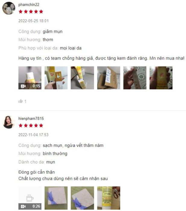 Đánh giá từ người dùng