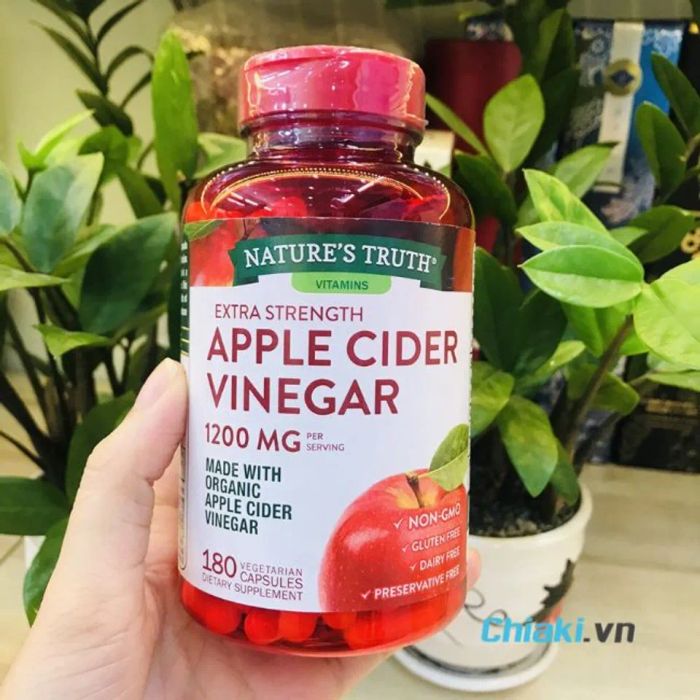 Thuốc giảm cân giấm táo của Mỹ Nature’s Truth