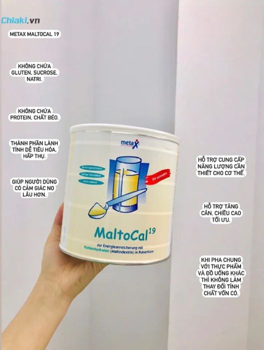 Sữa Metax Maltocal 19 giúp tăng cân, chiều cao cho trẻ từ 1 tuổi trở lên