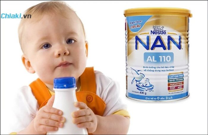 Sữa NAN AL110 - Dinh dưỡng đặc biệt dành cho bé dễ dàng hấp thu.