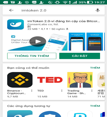 Hướng dẫn đăng ký ví ImToken