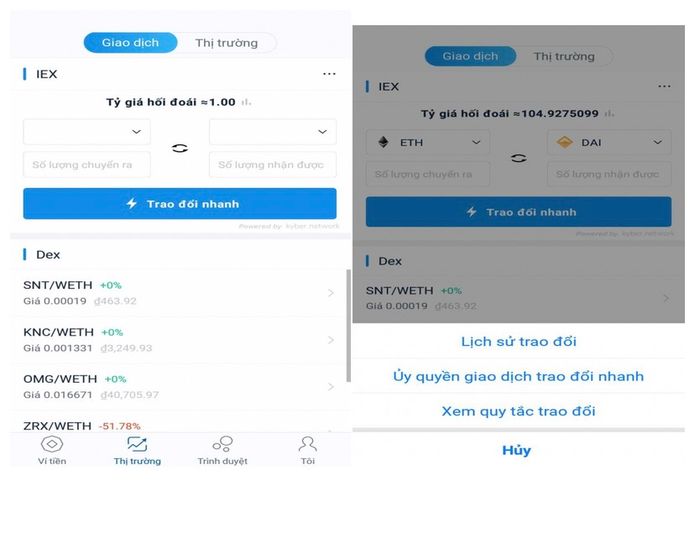 Hướng dẫn sử dụng ví ImToken